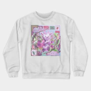 Strawberry Cottagecore Cow Crewneck Sweatshirt